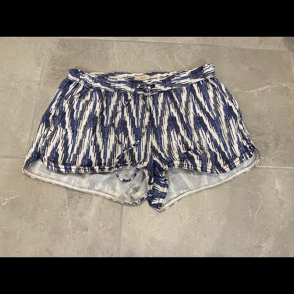 JCrew linen drawstring short